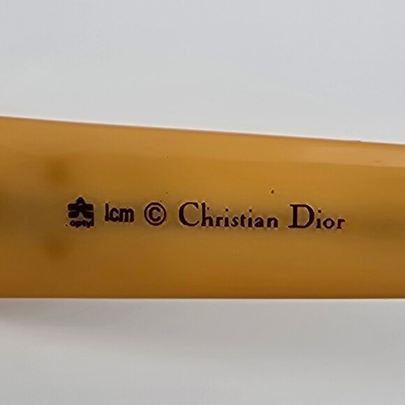 Christian Dior 2957 70 Yellow Eyeglasses Frame w/ Case Austria 51-20-120 - Picture 10 of 16